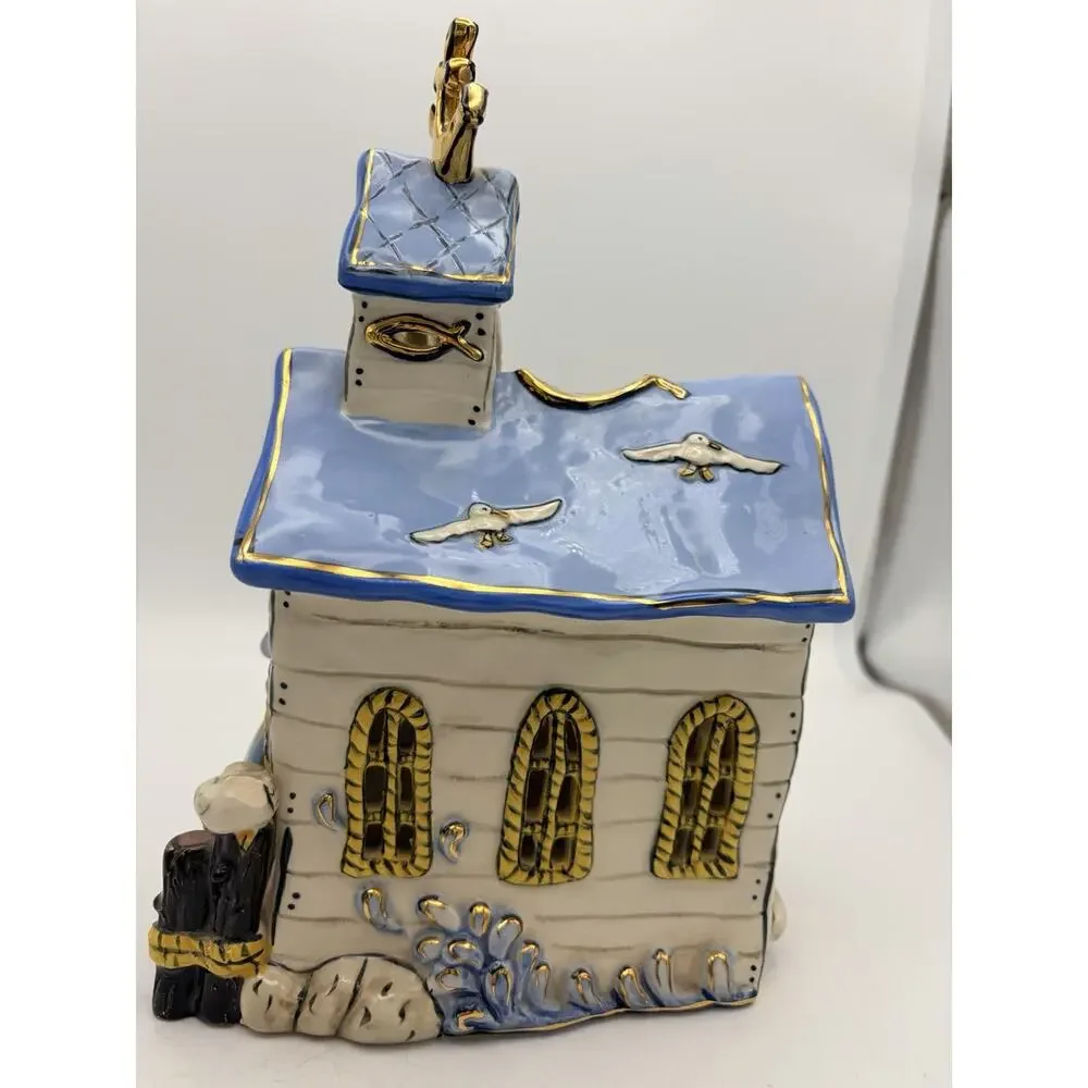 Blue Sky Corp Mariner's Church Heather Goldminc 2003 Ceramic Nautical
